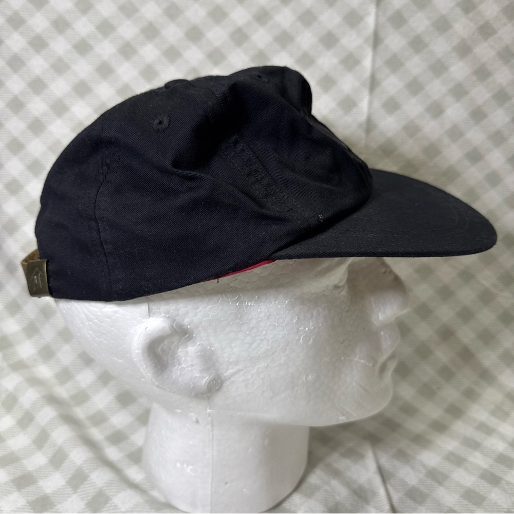 Vintage 90s Marlboro Country Store Black Cap Hat Snapback Strapback Cigarettes - Picture 2 of 7